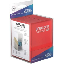 Ultimate Guard Boulder Deck Case 100+ taille standard Rubis