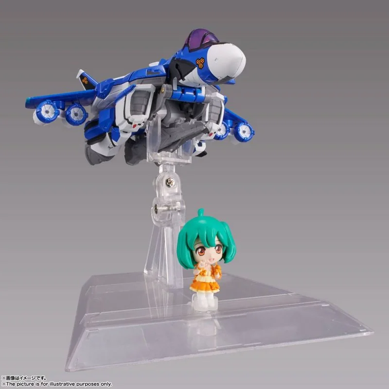 Macross Frontier TINY SESSION VF-25G MESSIAH VALKYRIE (MICHAEL USE) with RANKA 10 cm