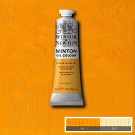 WINSOR & NEWTON WINTON COULEUR À L'HUILE 37ML - CAD JAUNE TEINTE