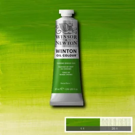 WINSOR & NEWTON WINTON COULEUR À L'HUILE 37ML - CHROME GRN HUE