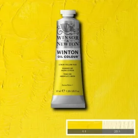 WINSOR & NEWTON COULEUR À L'HUILE WINTON 37ML - TEINTE JAUNE CITRON