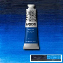 WINSOR & NEWTON WINTON COULEUR À L'HUILE 37ML - BLEU DE PHTALO