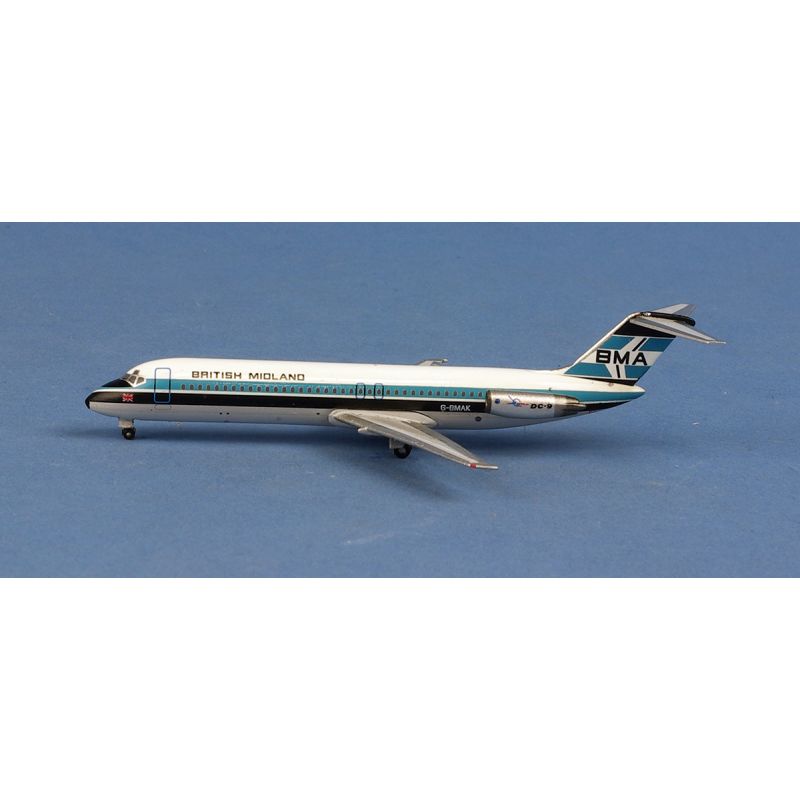 Miniature British Midland Douglas DC-9/32 G-BMAC AeroClassics