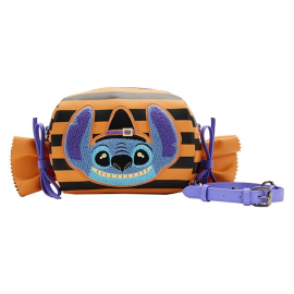 Disney Loungefly Sac A Main Lilo And Stitch Striped Halloween Candy Wrapper