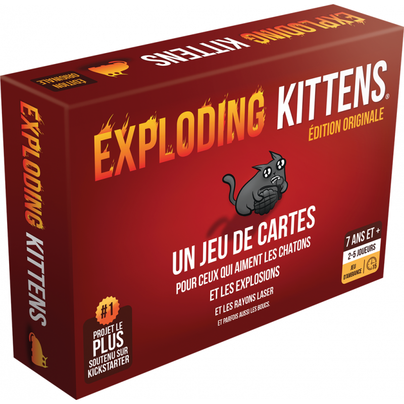 Exploding Kittens : le jeu de base