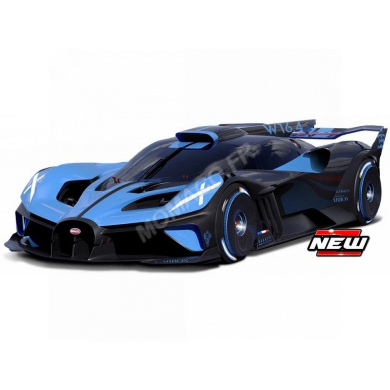 Miniature Burago BUGATTI BOLIDE W16 8.0 FOUR-TURBO 2020 BLEUE...