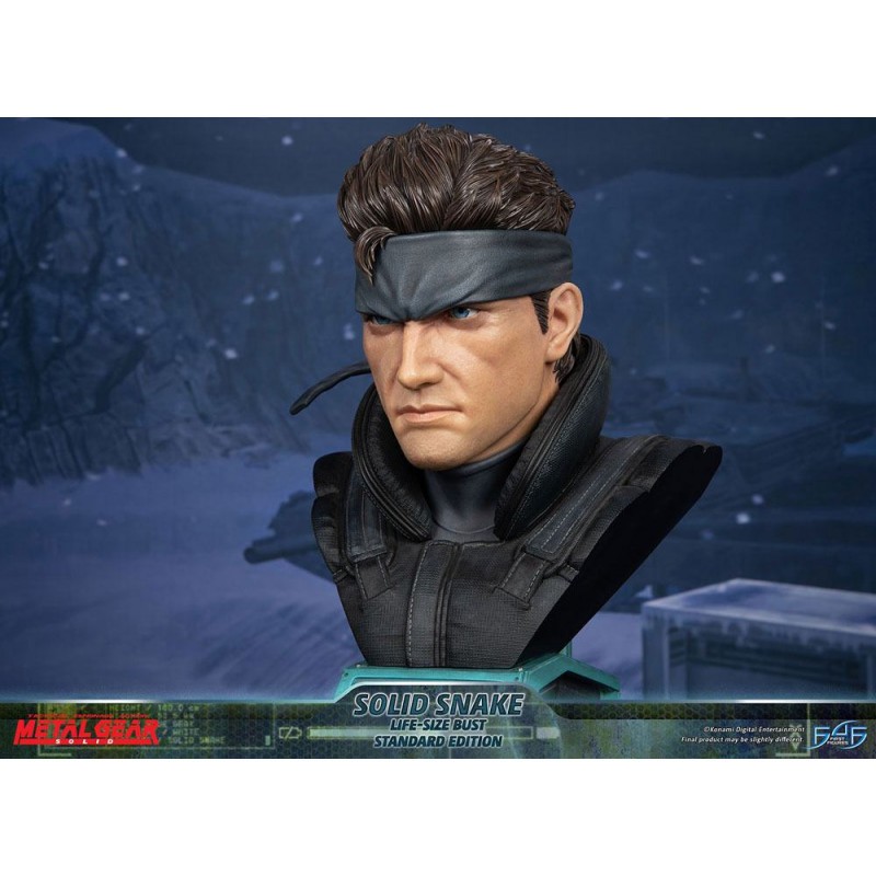 Metal Gear Solid buste 1/1 Solid Snake 56 cm