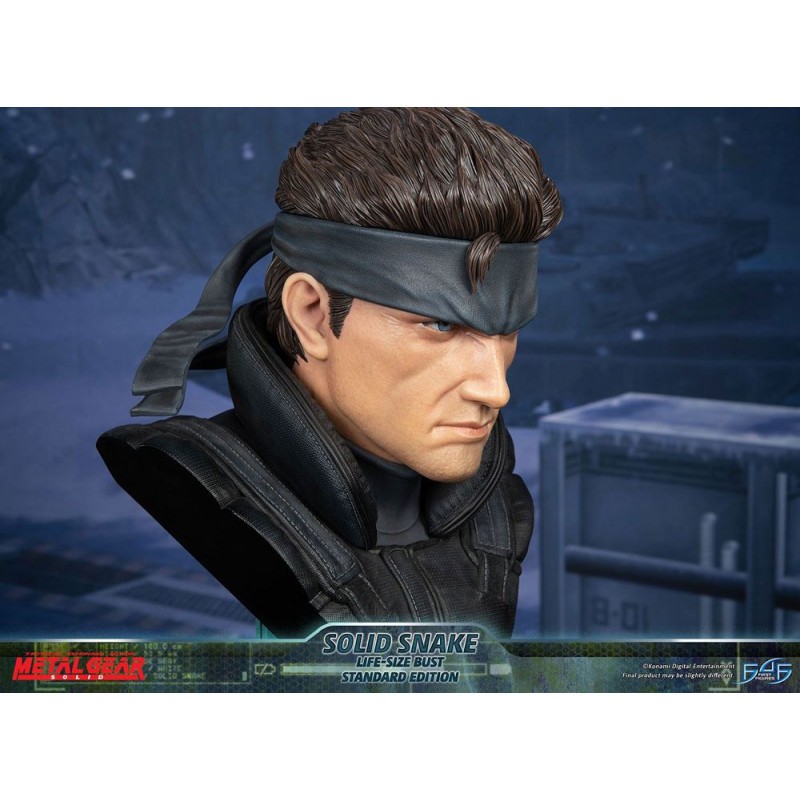 Metal Gear Solid buste 1/1 Solid Snake 56 cm