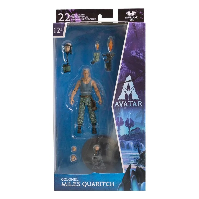 Avatar figurine Colonel Miles Quaritch 10 cm