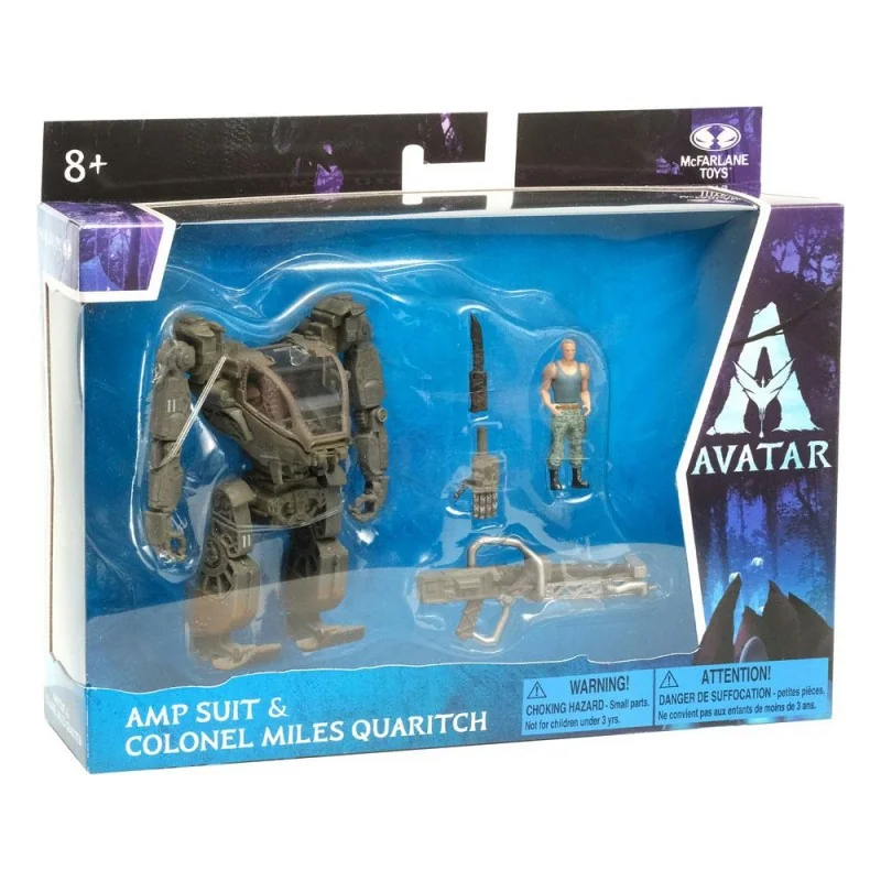 Avatar figurines Deluxe Medium Amp Suit & Colonel Miles Quaritch