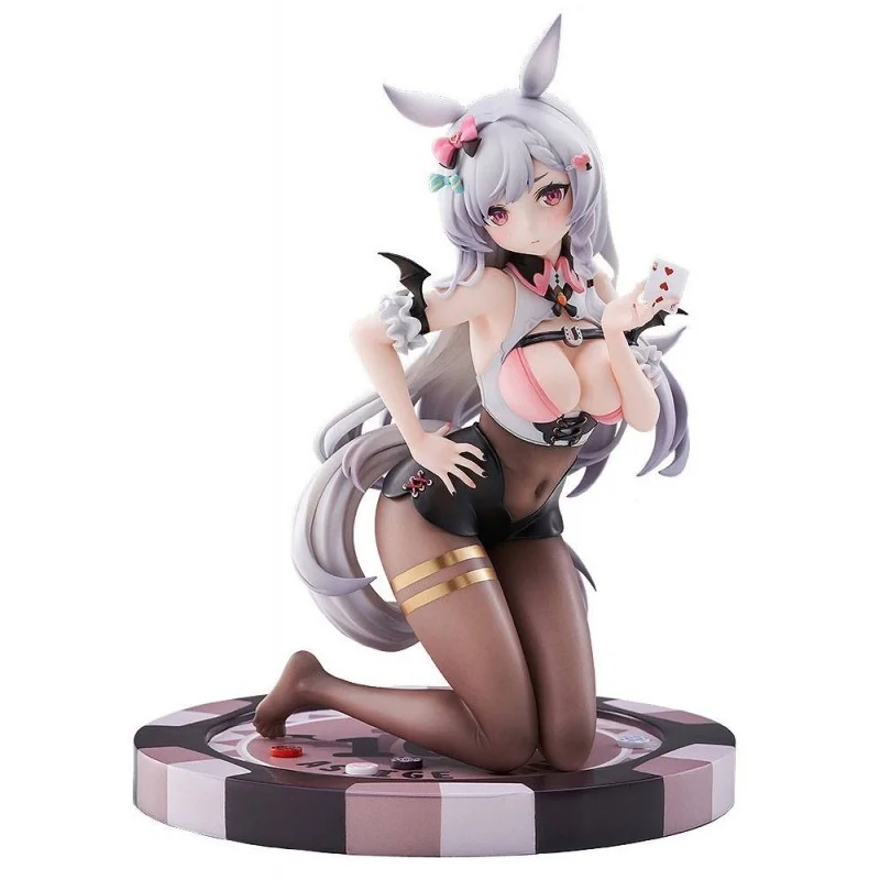 Original Character figurine PVC 1/7 Ashige-chan: Lucky Dealer Ver. 19 cm