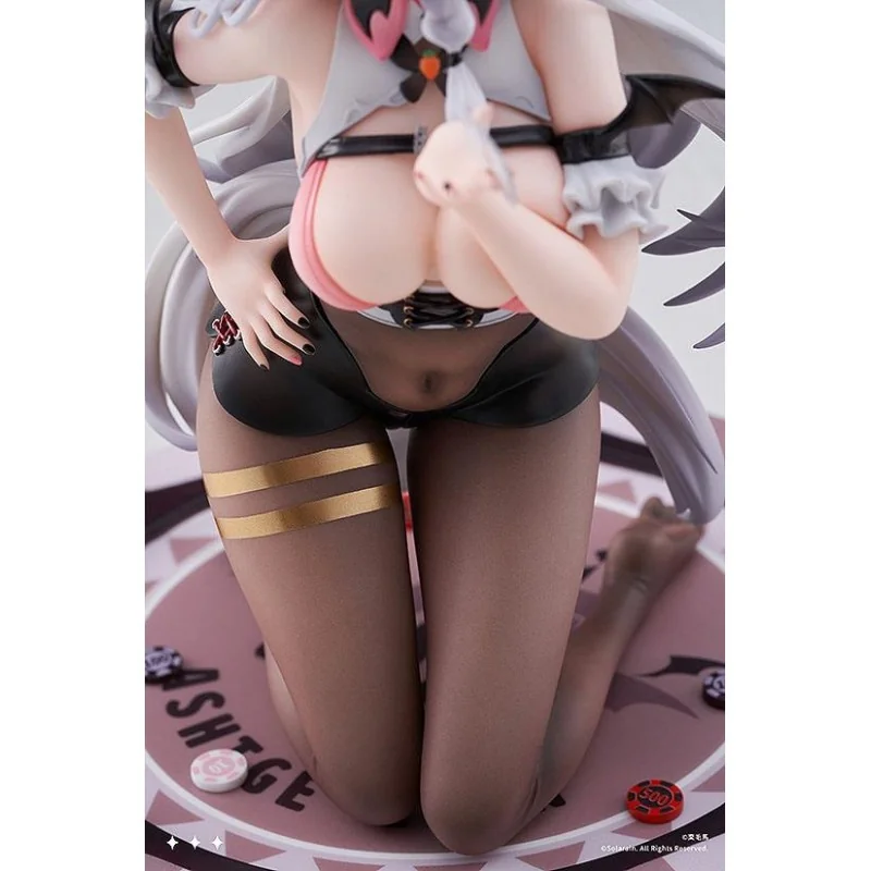 Original Character figurine PVC 1/7 Ashige-chan: Lucky Dealer Ver. 19 cm