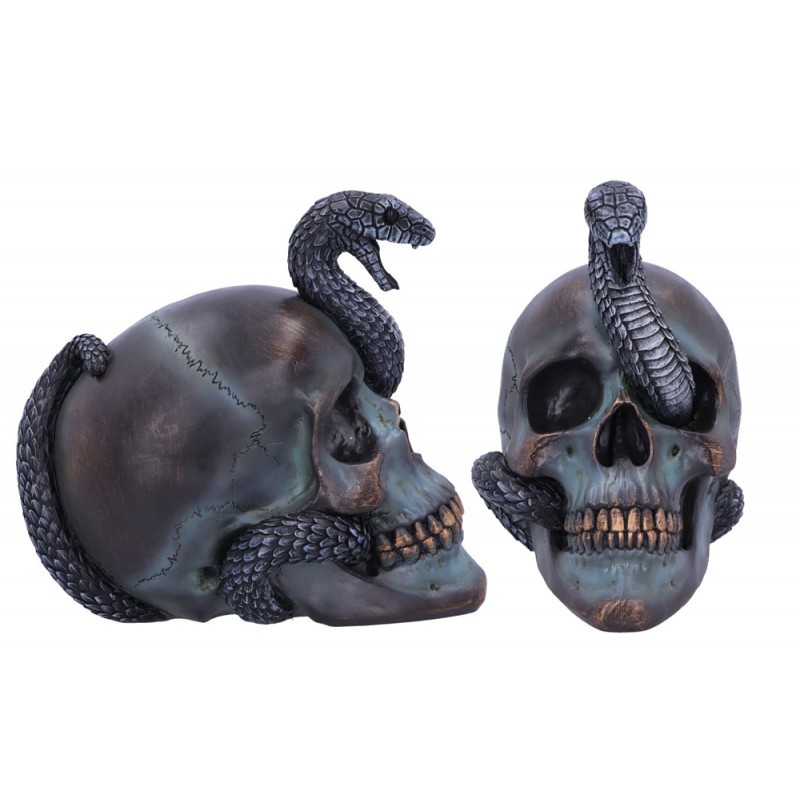 SERPENTINE FATE GOTHIC SNAKE SKULL