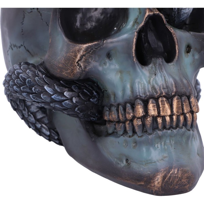 SERPENTINE FATE GOTHIC SNAKE SKULL