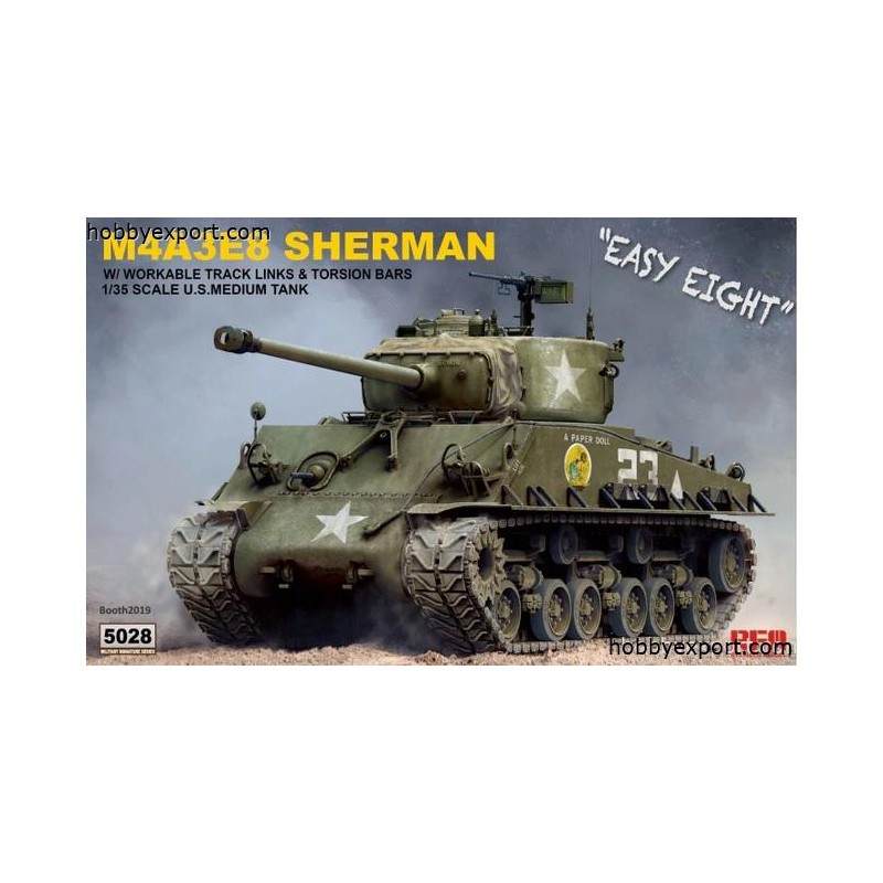 Maquette M4A3E8 SHERMAN FACILE HUIT
