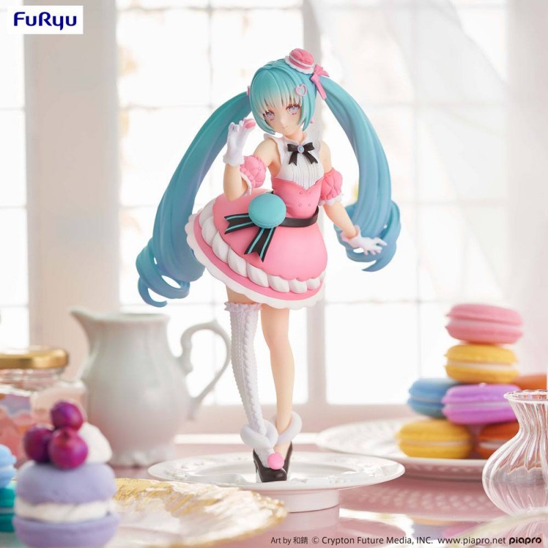 Hatsune Miku figurine Exceed Creative Hatsune Miku Sweet Sweets Series Macaroon 21 cm