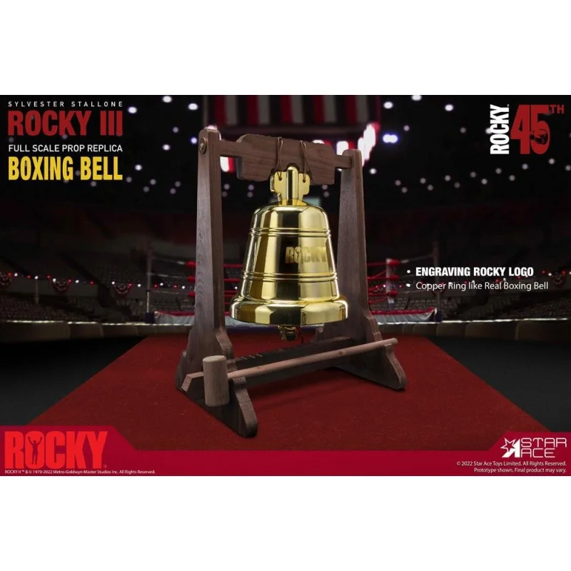 Rocky III réplique 1/1 Boxing Bell 30 cm