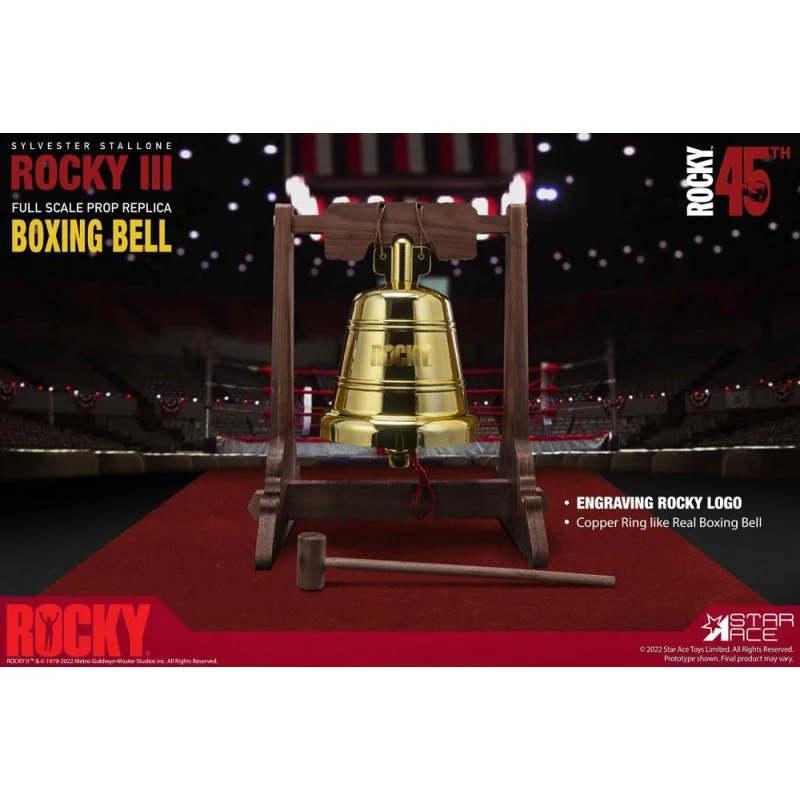 Rocky III réplique 1/1 Boxing Bell 30 cm