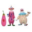 Killer Klowns from Outer Space pack 2 figurines Toony Terrors Slim & Chubby 15 cm