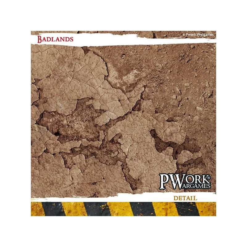 PWORK BADLANDS GAMING MAT 4x4 Ft