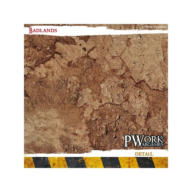 PWORK BADLANDS GAMING MAT 4x4 Ft