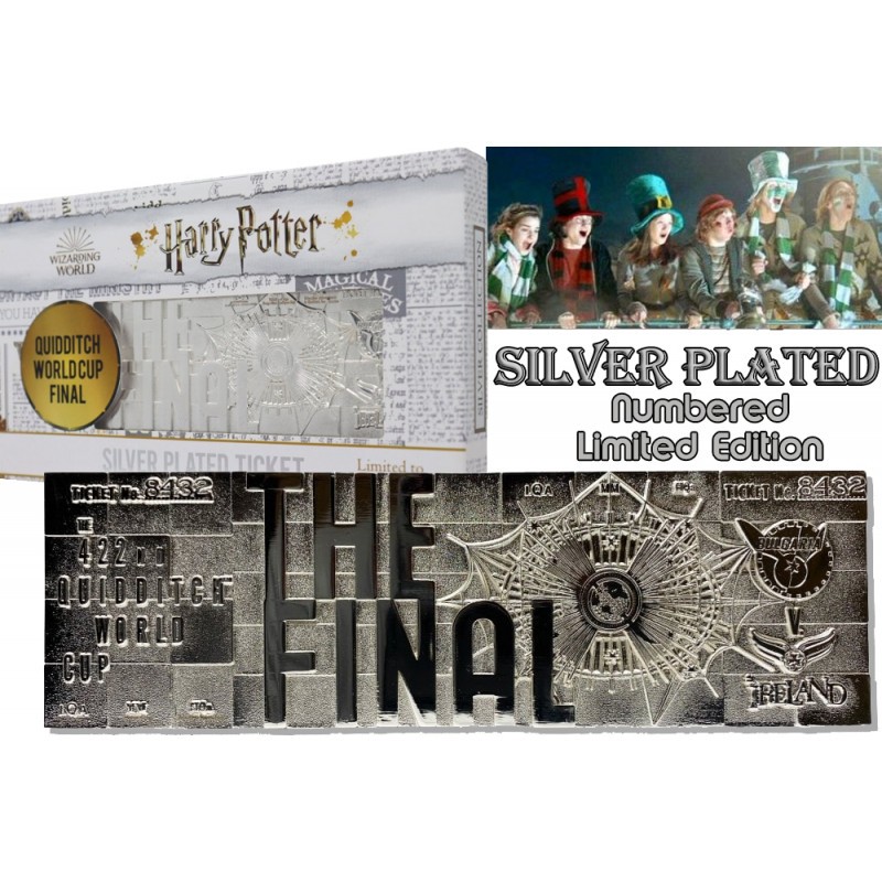 HP QUIDDITCH WORLD CUP TICKET SILVER PL.