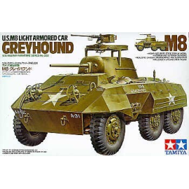Maquette US M8 Greyhound allume l'automitrailleuse