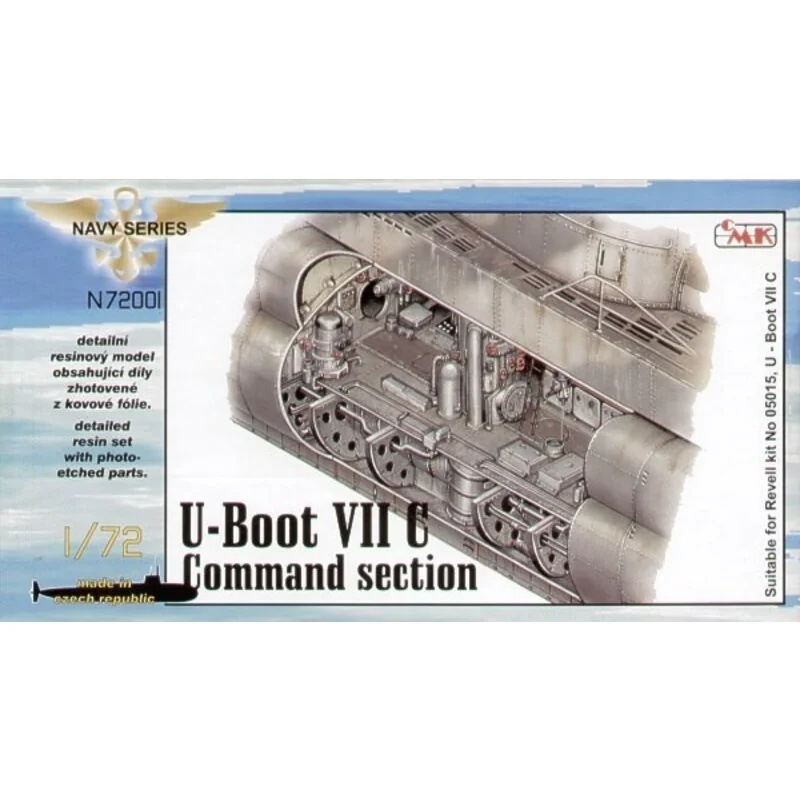 Intérieur de U-Boot Type VIIc compartiment de commandement (pour maquettes Revell) 