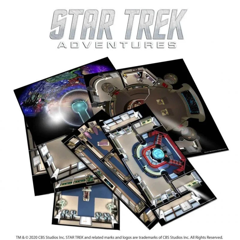 STAR TREK TNG STARFLEET DECK TILES SET