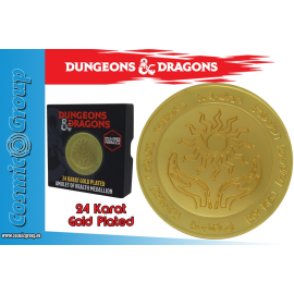 DUNGEONS&DRAGONS 24K GOLD PLAT.MEDALLION