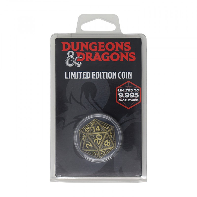 DUNGEONS & DRAGONS LIMITED EDITION PIÈCE DE MONNAIE