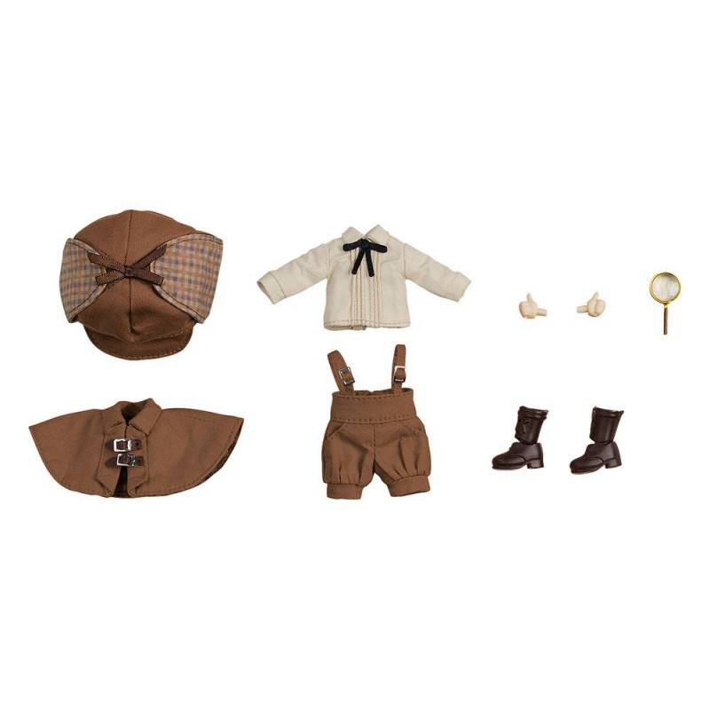  Accessoires pour figurines Nendoroid Doll Outfit Set Detective - Boy (Brown)