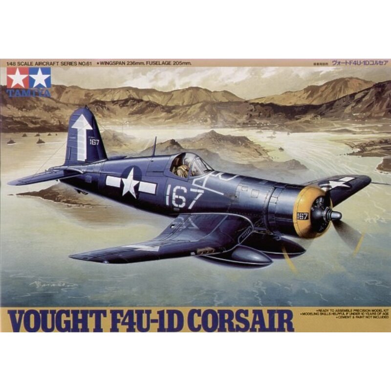 Maquette d'avion Vought F4U-1D Corsair