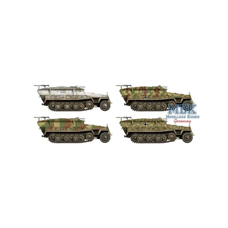 Mtl.Pi.Pzwg. Sd.Kfz.251/7 Ausf.D (2 en 1)