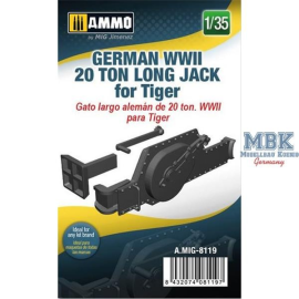  Cric long 20 tonnes allemand WWII pour Tiger 1:35