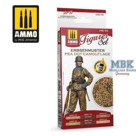 Ensemble de figurines de camouflage Erbsenmuster Pea Dot