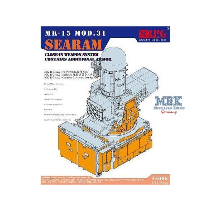 MK-15 Phalanx SEARAM Mod.31 avec armure supplémentaire