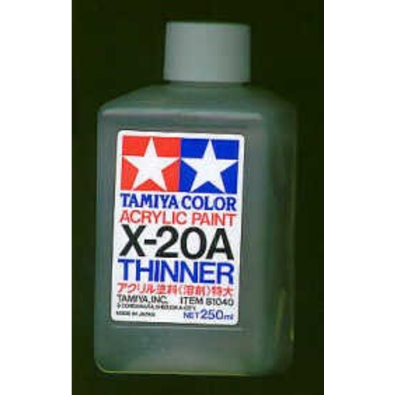 Diluant peinture acrylique Tamiya 81040 X-20A pour modélisme et