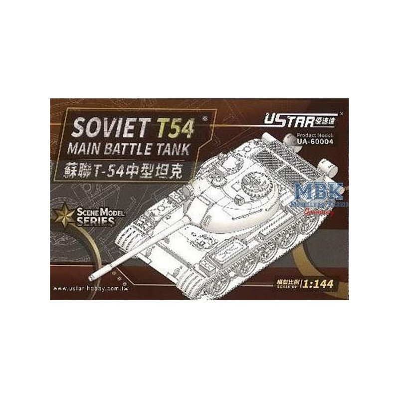 Soviet T-54 Main Battle Tank 1:144