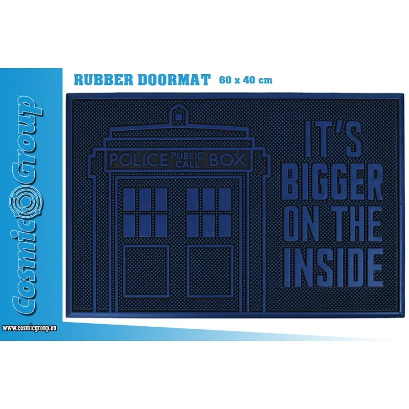 DOCTOR WHO TARDIS RUBBER DOORMAT