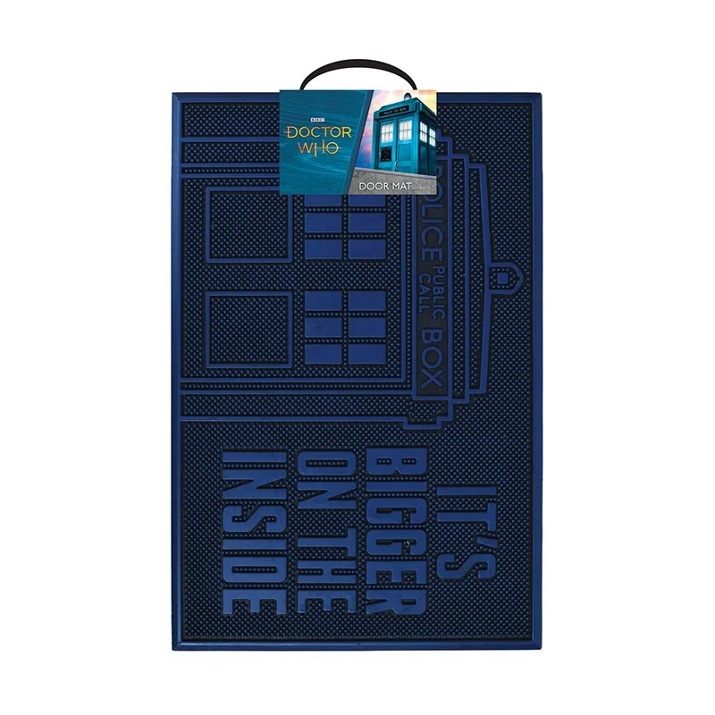 DOCTOR WHO TARDIS RUBBER DOORMAT