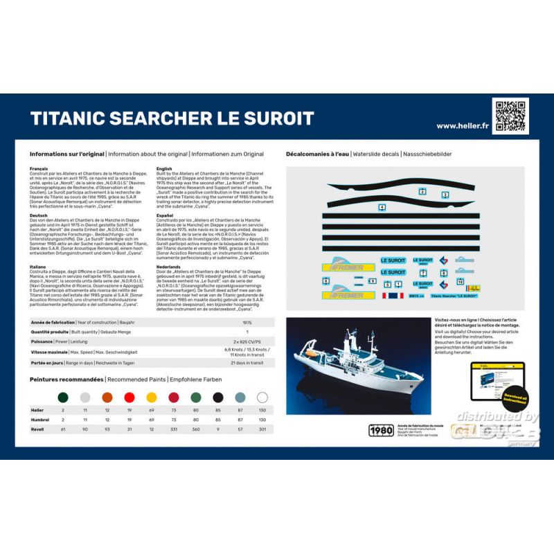 STARTER KIT (Kit de démarrage) Titanic Searcher Le Suroit