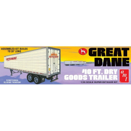 Maquette camion Maquette de camion en plastique - Remorque Great Dane 40 pieds 1:25