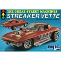 Maquette plastique de voiture Corvette Stingray 1967 « Streaker Vette » 1:25