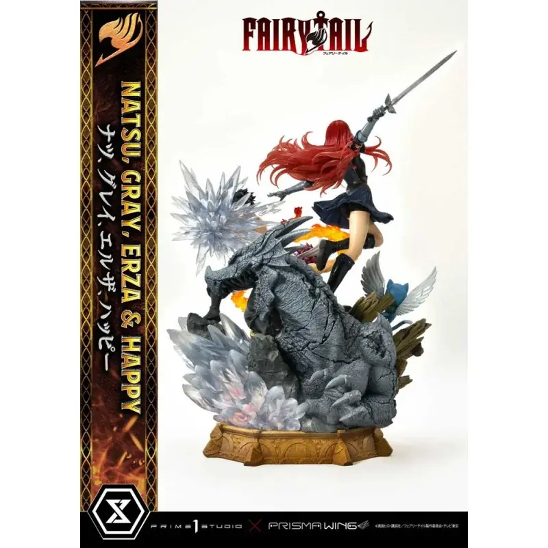 Fairy Tail Natsu, Gray, Erza, Happy 57 cm