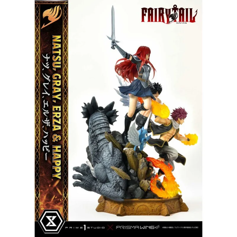 Fairy Tail Natsu, Gray, Erza, Happy 57 cm