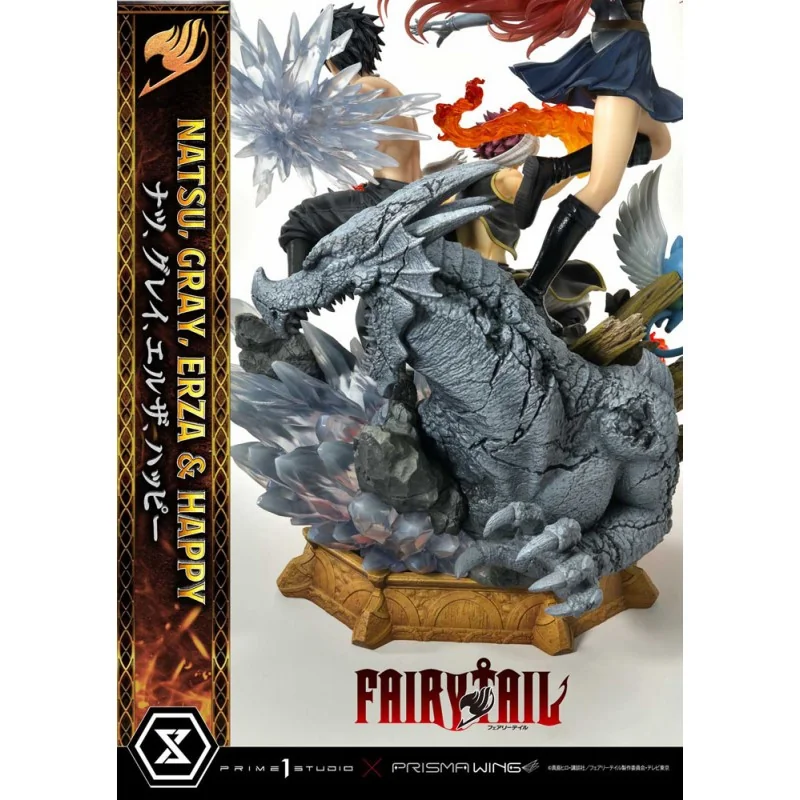 Fairy Tail Natsu, Gray, Erza, Happy 57 cm