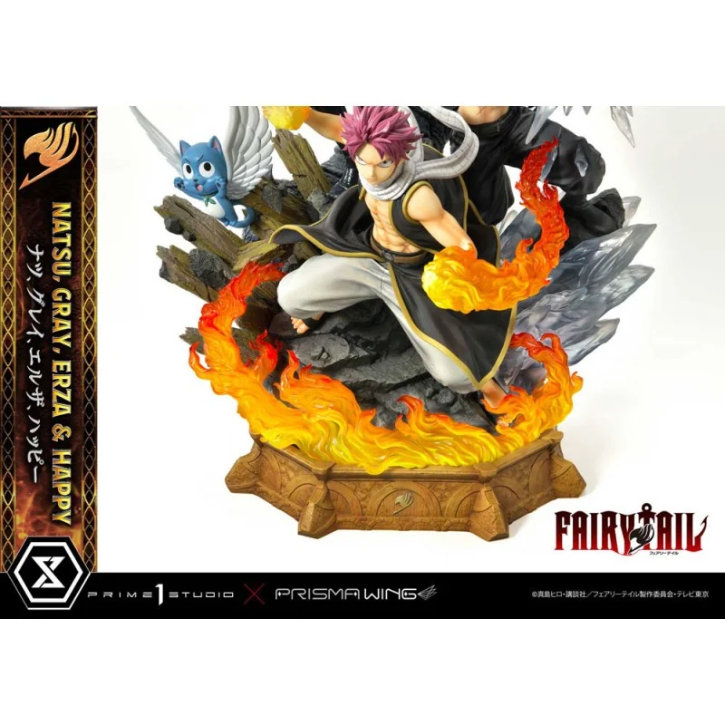 Fairy Tail Natsu, Gray, Erza, Happy 57 cm