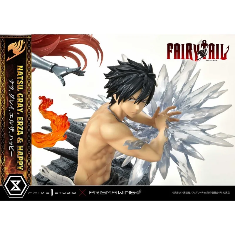 Fairy Tail Natsu, Gray, Erza, Happy 57 cm