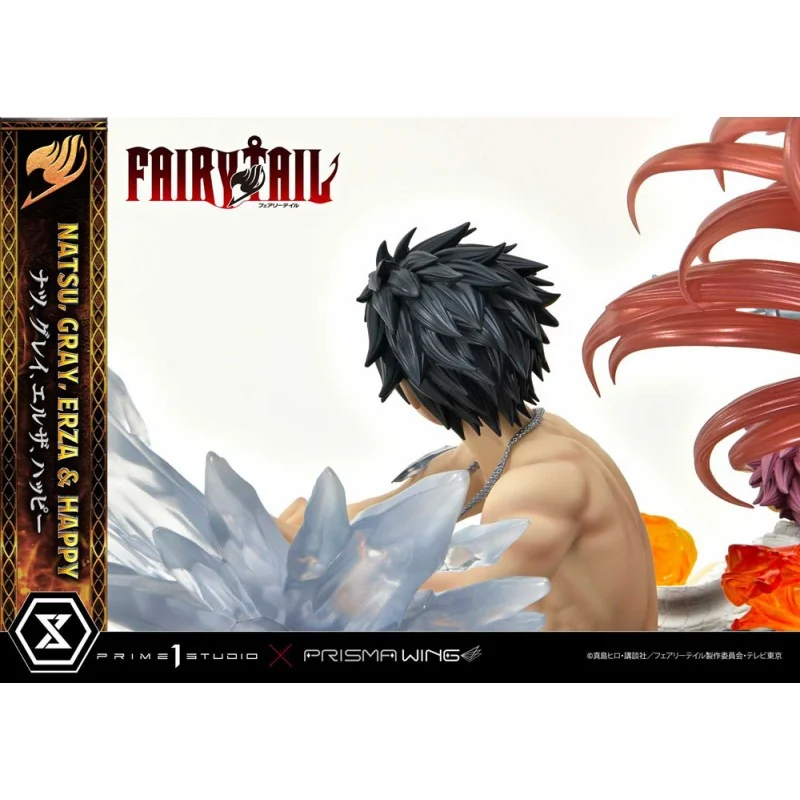 Fairy Tail Natsu, Gray, Erza, Happy 57 cm